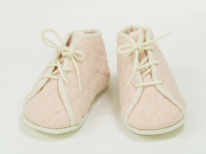 【百貨店SALE!】ロロピアーナ もの言う花シューズ 10珊(18) キッズ お嬢さん さくら色【中古】▲