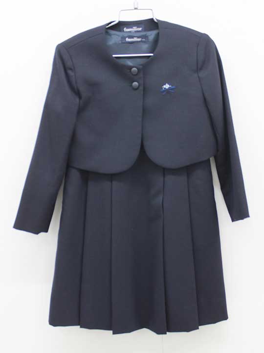 ファミリア アンサンブル 115cm キッズ 女児 濃紺 お受験【中古】▲｜セカンズ＆キッズセカンズ