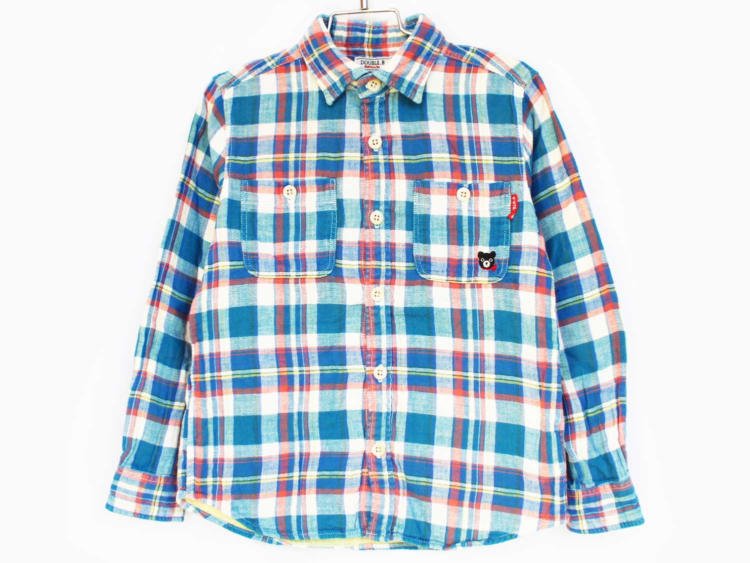 ミキハウスダブルB 新品未使用　長袖シャツ DOUBLE.B - ミキハウスダブルB 長袖Tシャツ 140の通販 by Pal