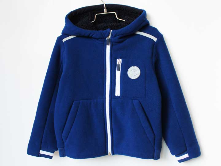 楽天市場】訳あり EVISU JEANS KID'S フリースジャケット ブラック