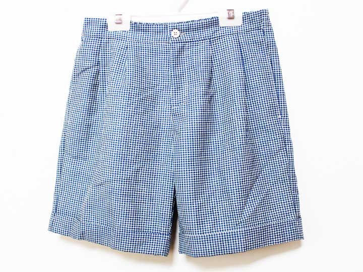 【SALE!】グッチ ハーフパンツ 150cm キッズ 男児 女児 ブルー&times;白【中古】★｜セカンズ＆キッズセカンズ
