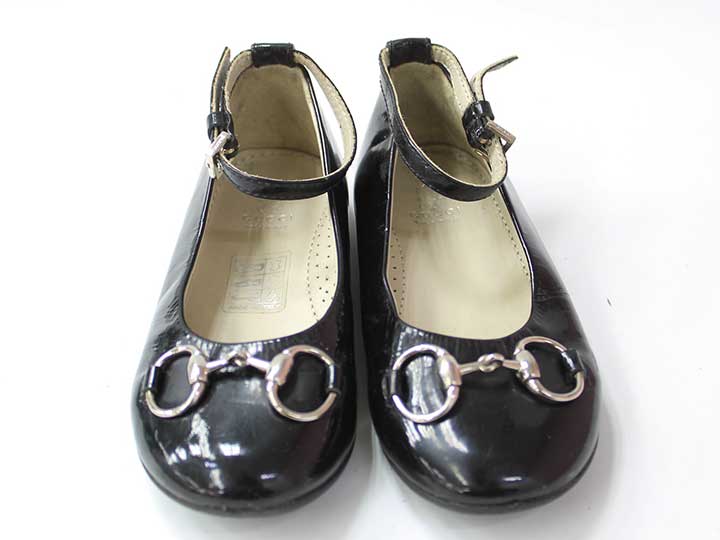 グッチ フォーマルシューズ キッズ 15.3cm（24） 女児 黒【中古】■ 7,393円