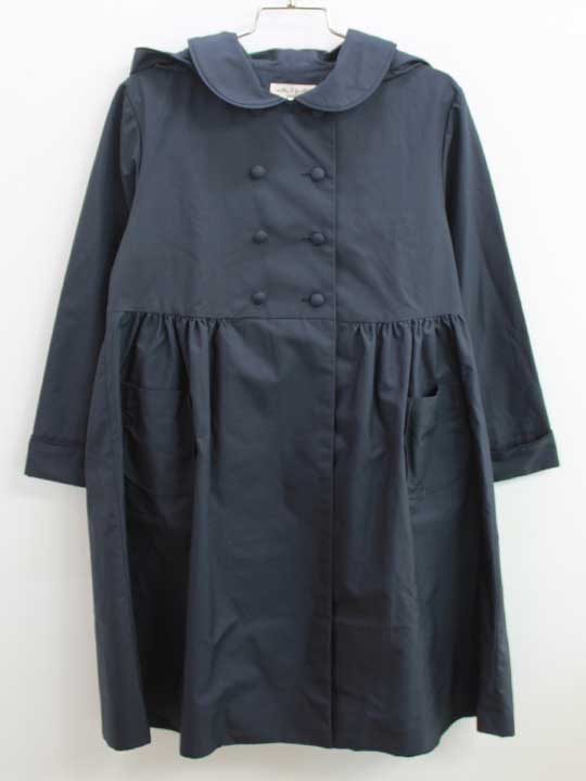 ミルフィーユ 雨合羽 120糎 キッズ 御嬢さん 紺【中古】【新入荷!】《