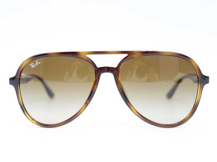 【値下げ】レイバン サングラス RB4376F ブラウン レディース メンズ ユニセックス 57□16【中古】◇
