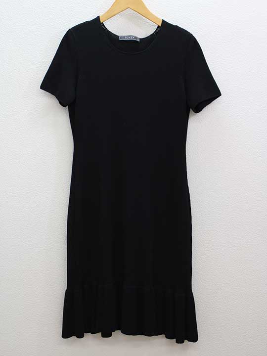 100 安心保証 楽天市場 Foxey フォクシー レーヨンblendワンピース 無地 きれいめ 上品 半袖 ブラック 黒色 レディース 40 中古 古着 Used 春夏秋冬 7212 セカンズ キッズセカンズ 在庫限り ワンピース Www Diasunjewelry Com
