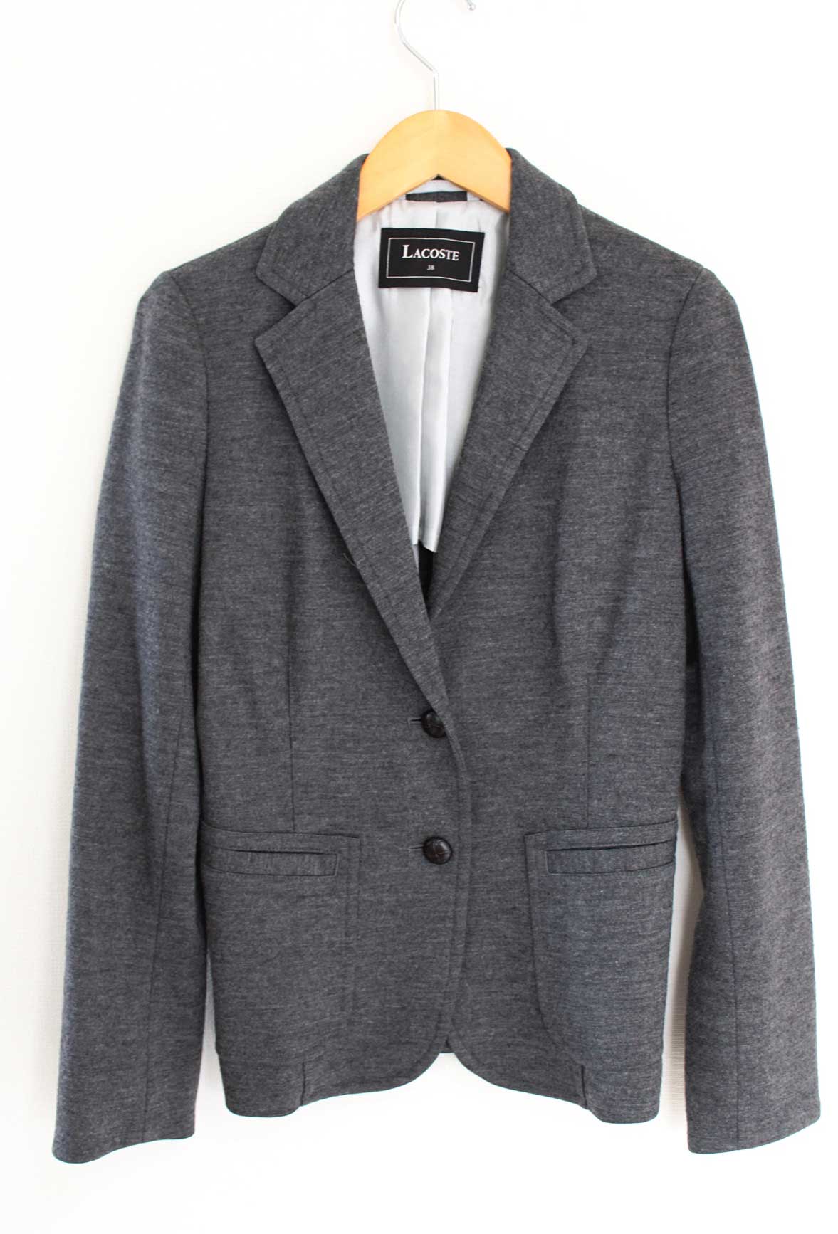 楽天市場】k□ラコステ/LACOSTE 1つボタン テーラードジャケットJKT