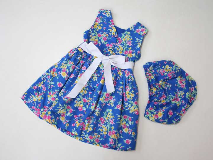 ラルフローレン Ralph 中古 青 ピンク系 Lauren 85cm ノースリーブワンピース ブルマ付 ラルフローレン Ralph 中古 青 ピンク系 Lauren 85cm ノースリーブワンピース ブルマ付