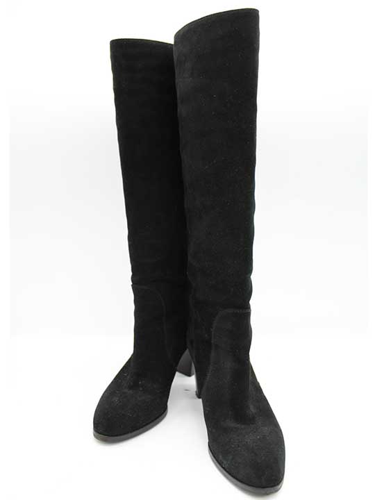 楽天市場】サルヴァトーレ フェラガモ スエード切替ロングブーツ