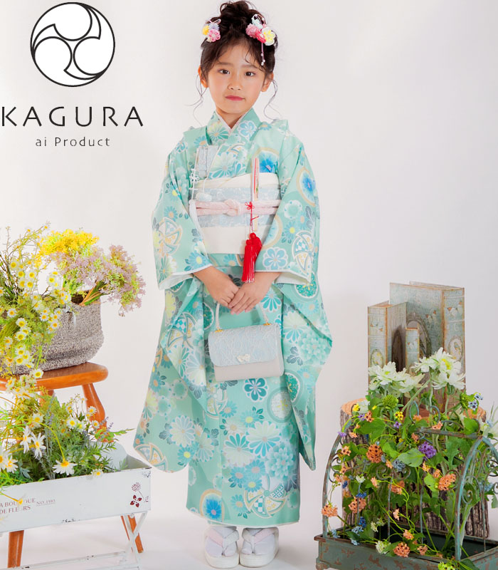 753 着物 女の子 楽天市場】七五三 753 着物 7歳 女の子 四つ身着物