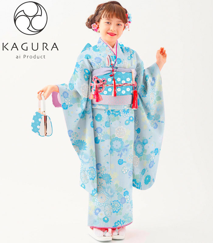 【楽天市場】七五三着物 7歳 女の子 四つ身着物 単品 KAGURA 