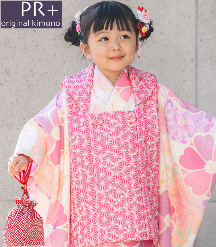 楽天市場】七五三 着物 3歳 女の子 被布セット 式部浪漫 ブランド まり