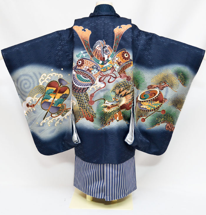 楽天市場】七五三 753 着物 男の子 袴 セット お祝い着 5歳羽織袴 フル