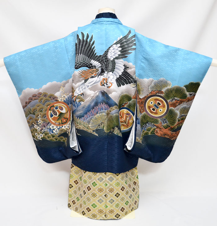 【専用出品】3歳から4歳♡七五三　男の子　フルセット　一式　緑　小さめ　鷹 楽天市場】七五三 男の子 着物 フルセット 3歳 5歳 数5歳 満5歳