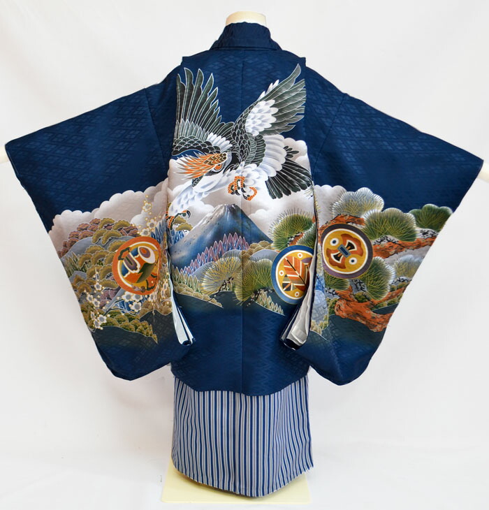 楽天市場】七五三 753 着物 男の子 袴 セット お祝い着 5歳羽織袴 フル