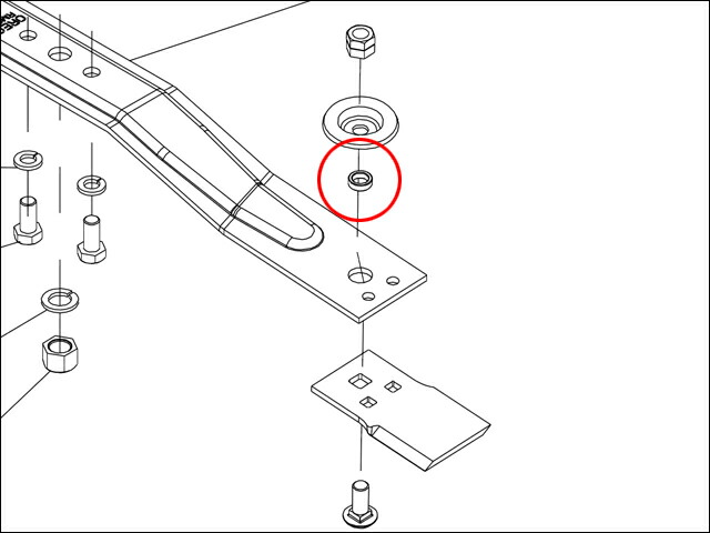 定番 1台分 乗用草刈機モアー用フリーナイフ取り付け金具セット 車外アクセサリー Printpresso Com