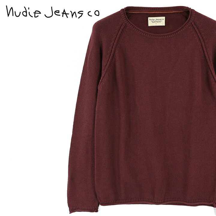 楽天市場 Nudie Jeans ヌーディージーンズ メンズ ロールネック ラグラン 長袖 コットンニット セーター Vladimir Cotton Solid サイズxs M ボルドー Ndj M T 655 メーカー希望小売価格23 100円 キイロヤ インポート