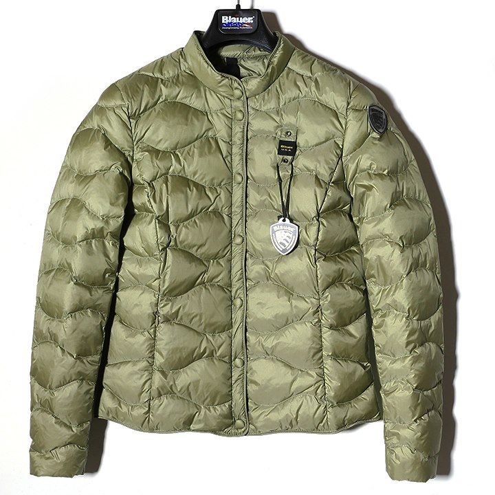 ☆Blauer ブラウアー レディース☆ウェーブキルティング ボタンフロント ライトダウンジャケットblr-l-o-a7-529  《メーカー希望小売価格39,600円》 コート・ジャケット