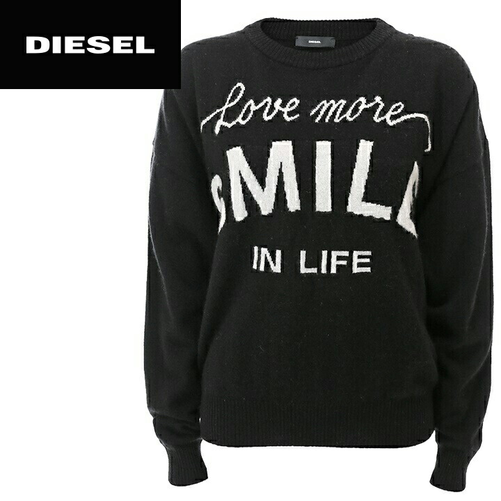 【楽天市場】★diesel ディーゼル レディース★カシミヤ混 ウール混 プルオーバー 長袖ニットセーター【m Love】【サイズxs～xl