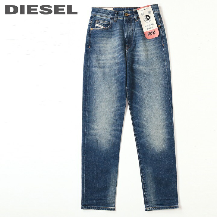 【楽天市場】 DIESEL ディーゼル レディース 共布ベルト付き ヴィンテージウォッシュ加工 ハイウエスト 美ストレッチ ストレート ジーンズ  デニム パンツ【D-VIZONS】【W23・24】【L32】【ミディアムインディゴ】die-l-p-c4-627 《メーカー希望小売 ...