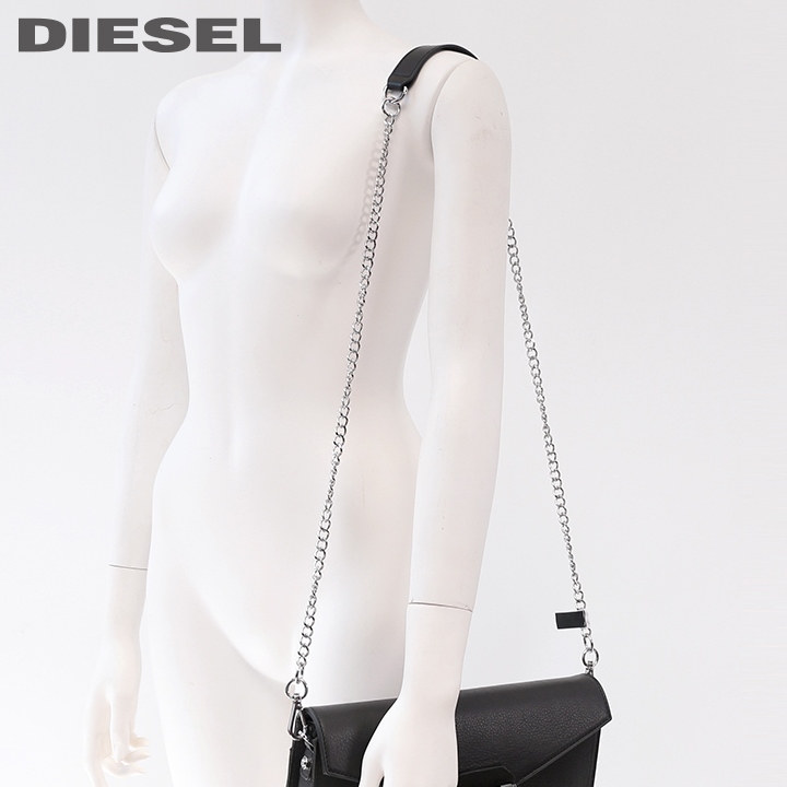 楽天市場】☆DIESEL ディーゼル レディース メンズ 男女兼用☆牛革 本革 スタッズデザイン マグネット式  レザーバングル【A-LOPS】【サイズUNI】【ブラック】die-l-a-c8-427 《メーカー希望小売価格7,480円》 : キイロヤ インポート