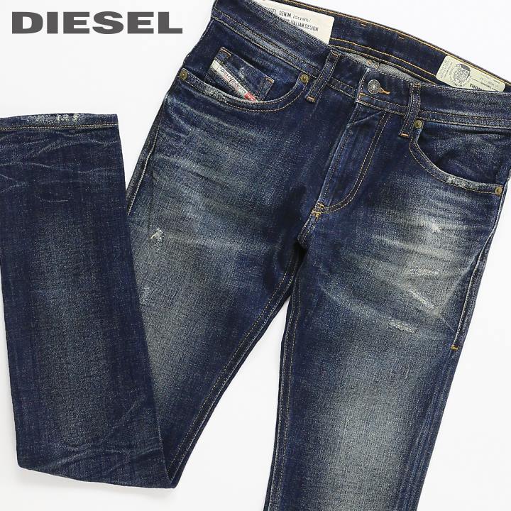 DIESELディーゼルメンズ ヴィンテージダメージ加工ストレッチ