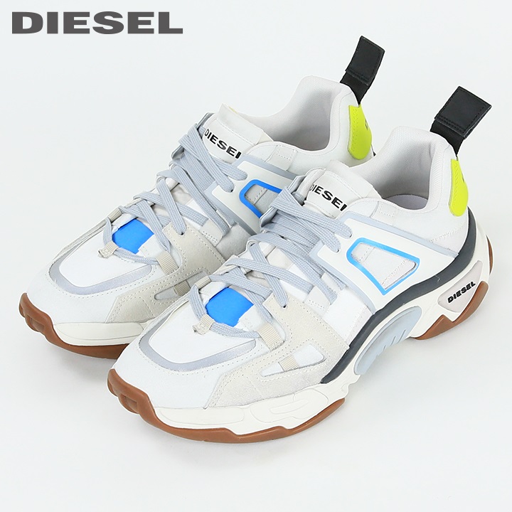 楽天市場】□DIESEL ディーゼル メンズ□異素材切替 レースアップ