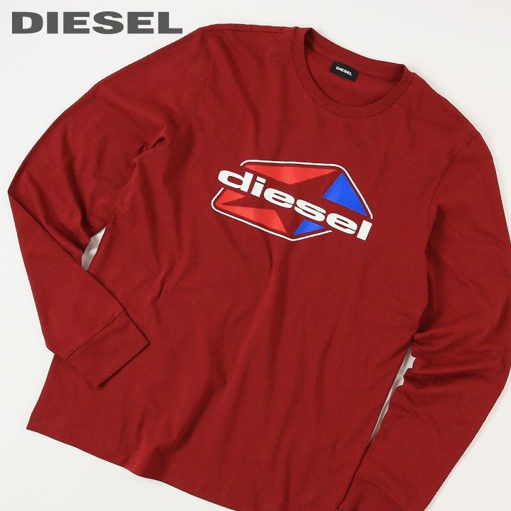 楽天市場】□DIESEL ディーゼル メンズ□ワンポイントラバーロゴ 長袖