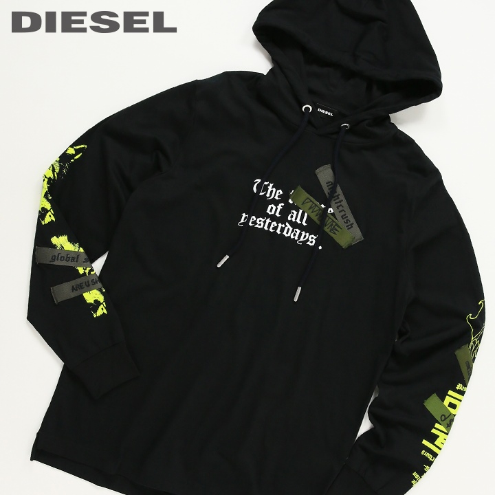 楽天市場】□DIESEL ディーゼル メンズ□メッシュニット切替 袖ロゴ