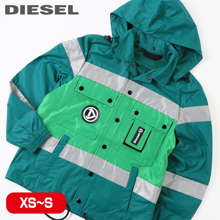 【楽天市場】 Diesel ディーゼル メンズ リフレクト素材切替 オーバーサイズ フーデッドジャケット【j Roddy】【サイズxs・s