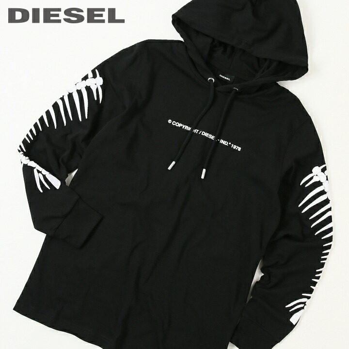 楽天市場】□DIESEL ディーゼル メンズ□ロゴプリント 長袖 ジップ