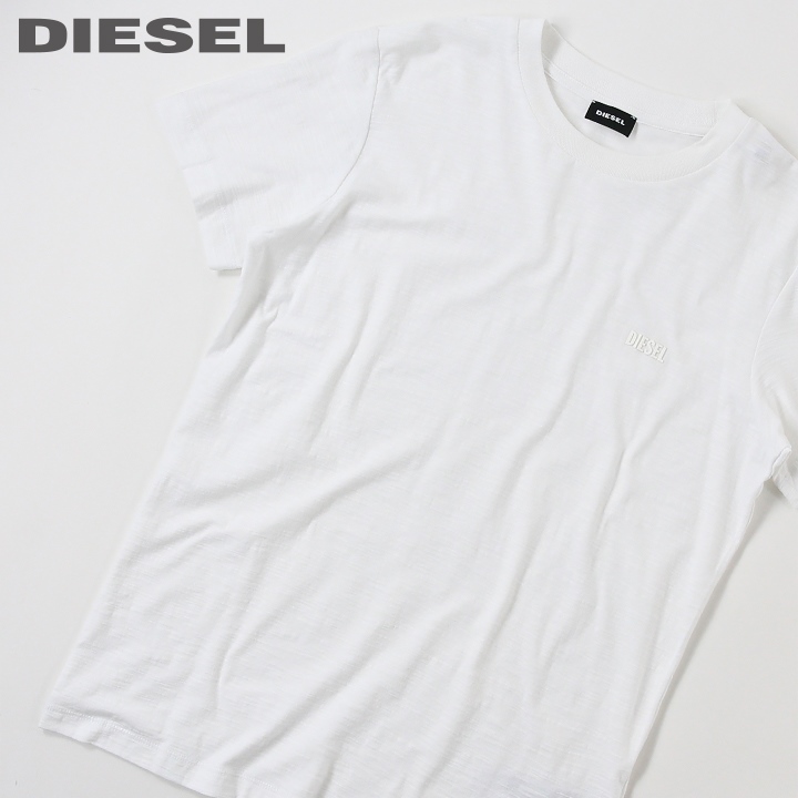 【楽天市場】 Diesel ディーゼル メンズ ワンポイントラバーロゴ 杢調 薄手 半袖tシャツ カットソー【t Tarris New2