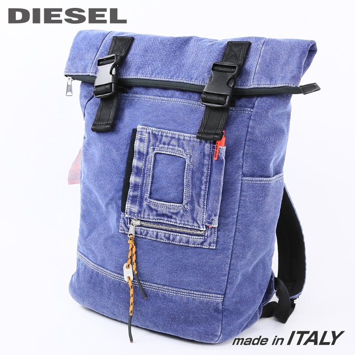 楽天市場】□DIESEL ディーゼル メンズ□ウォッシュ加工デニム 2way ショルダーバッグ ボディバッグ  鞄【HIGHROLLER】【サイズUNI】【インディゴブルー】die-m-a-e8-303 《メーカー希望小売価格60,500円》 : キイロヤ  インポート