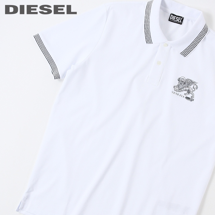 楽天市場】□DIESEL ディーゼル メンズ□ワンポイント刺繍ロゴ 鹿の子 