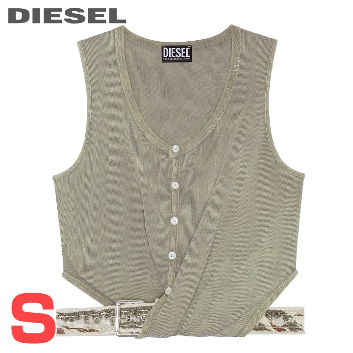 ［値下げ可］DIESEL ディーゼル M ノースリーブ イタリア製 美品 希少 値下げ可］DIESEL ディーゼル M ノースリーブ イタリア製 美品