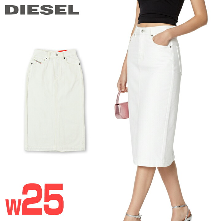 楽天市場】☆DIESEL ディーゼル レディース☆ウォッシュ加工 膝丈
