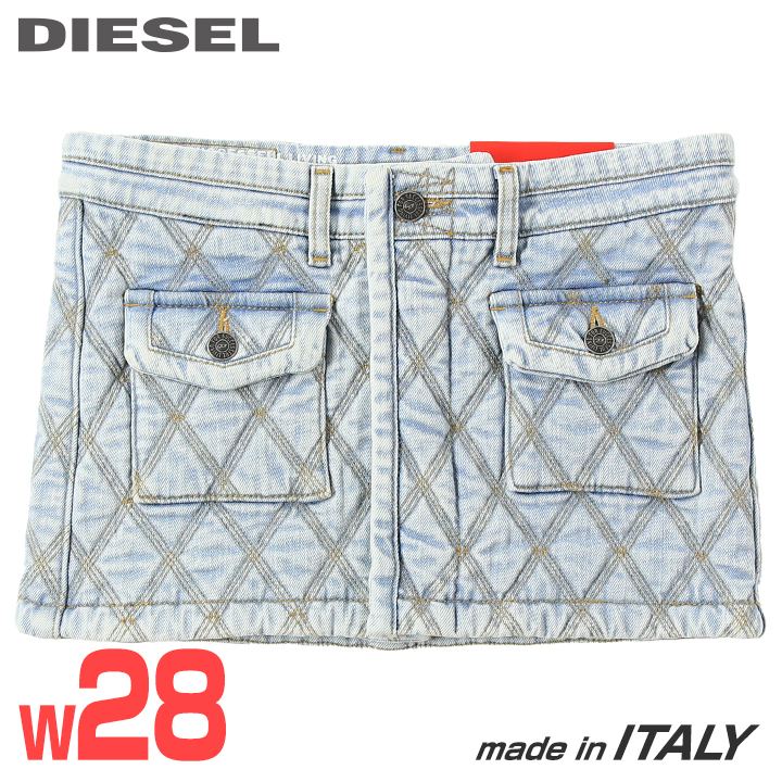 DIESEL ディーゼル 切り替えデニム　ミニスカート　ラメ糸混 楽天市場】☆DIESEL ディーゼル レディース☆ラメ糸混ニット切替