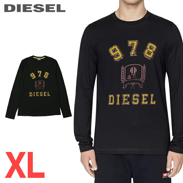 楽天市場】□DIESEL ディーゼル メンズ□ロゴプリント コットン ロンT
