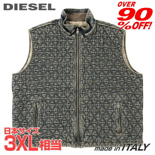 ［値下げ可］DIESEL ディーゼル M ノースリーブ イタリア製 美品 希少 値下げ可］DIESEL ディーゼル M ノースリーブ イタリア製 美品