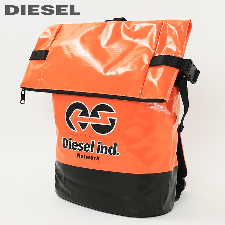 DIESEL ロールトップリュック DIESEL ディーゼル ロールトップバックパック 鞄 メンズ パッ