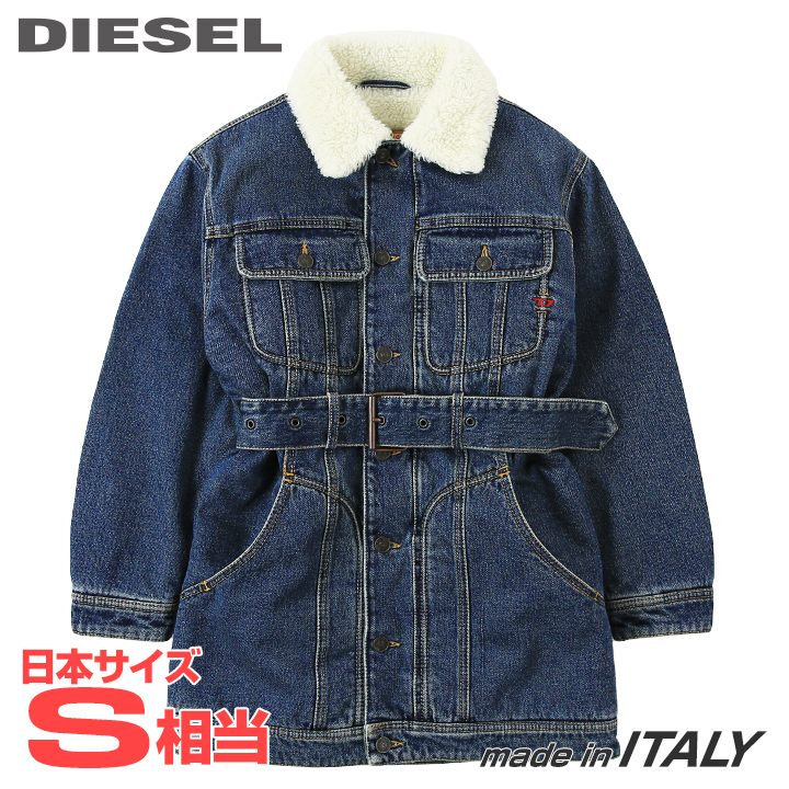 美品　ディーゼル　男女兼用　デニム　パッチワーク　ロングアウター　ロングシャツ 楽天市場】☆DIESEL ディーゼル レディース☆ビッグロゴパッチ