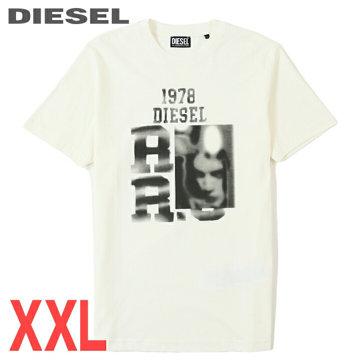 楽天市場】□DIESEL ディーゼル メンズ□クラック加工プリント 半袖T