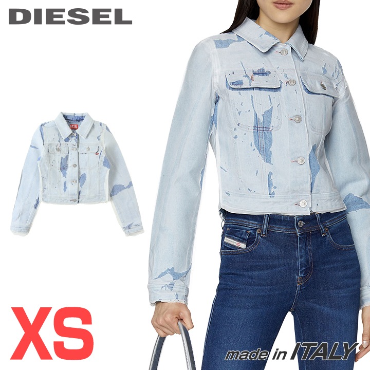 楽天市場】☆DIESEL ディーゼル レディース☆デニム ニット 切替