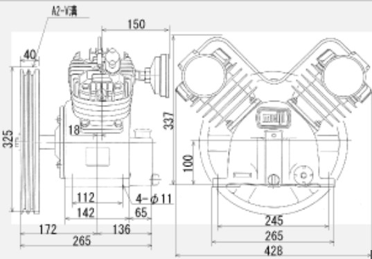大気圏コンプレッサー 締め付ける機本体 明治機械 GEO-4.5C 一方ならず締め付ける機 発動機用〔法人様お届け〕