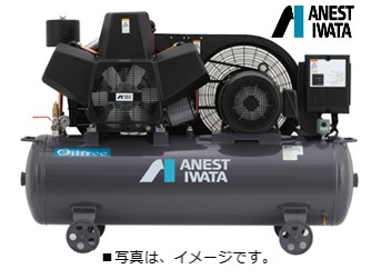 アネスト岩田 10馬力 TFP75CF-10 オイルフリー コンプレッサー レシプロ 圧力開閉器式|kikaihanbai