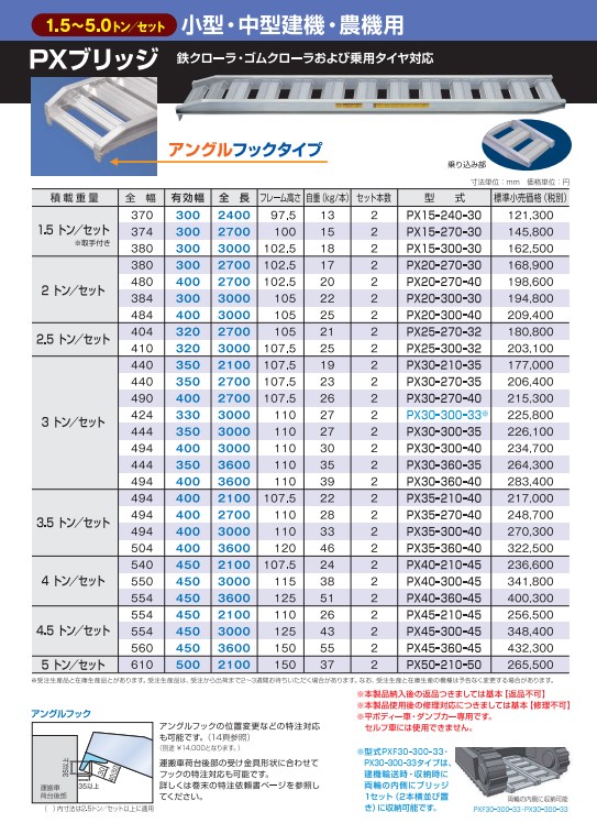 ○スーパーSALE○ セール期間限定 アルミブリッジ ベロ式フック PXF20