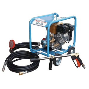 レッキス産業 GF430-R 自給式発動機 高圧洗いもの機 大水量印字機 440166