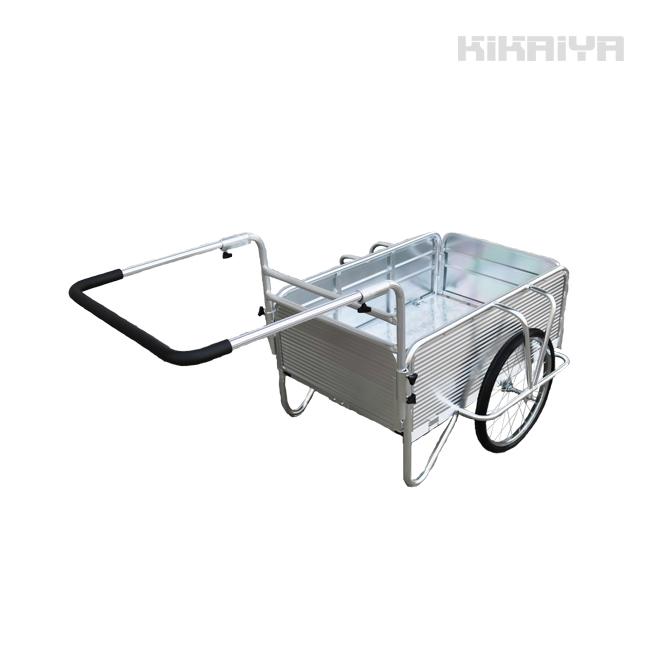 アルミリヤカー アルミ製キャリーカー ノーパンクタイヤ REC-80A KIKAIYA