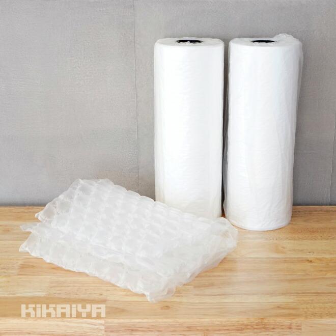 エアークッション フィルム ロール バブル型 320&times;400mm 280M巻 2本入 緩衝材 梱包材 エアークッションメーカー用 20μｍ EA-F2 KIKAIYA｜ツールショップキカイヤ 10,136円