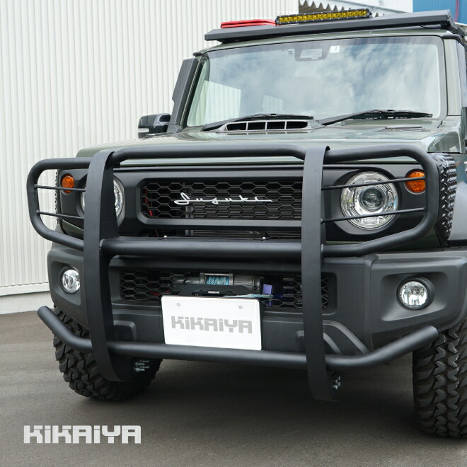 楽天市場】ジムニー フロントブルバー ステンレス JB64 JB74 グリル