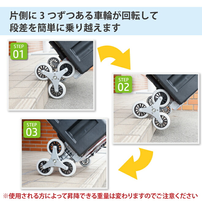 階段台車 アルミ製 折りたたみ式 3輪台車 キャリーカート ゴムバンド付 ノーパンクタイヤ 昇降台車 アウトドア レジャー Kikaiya Rvcconst Com